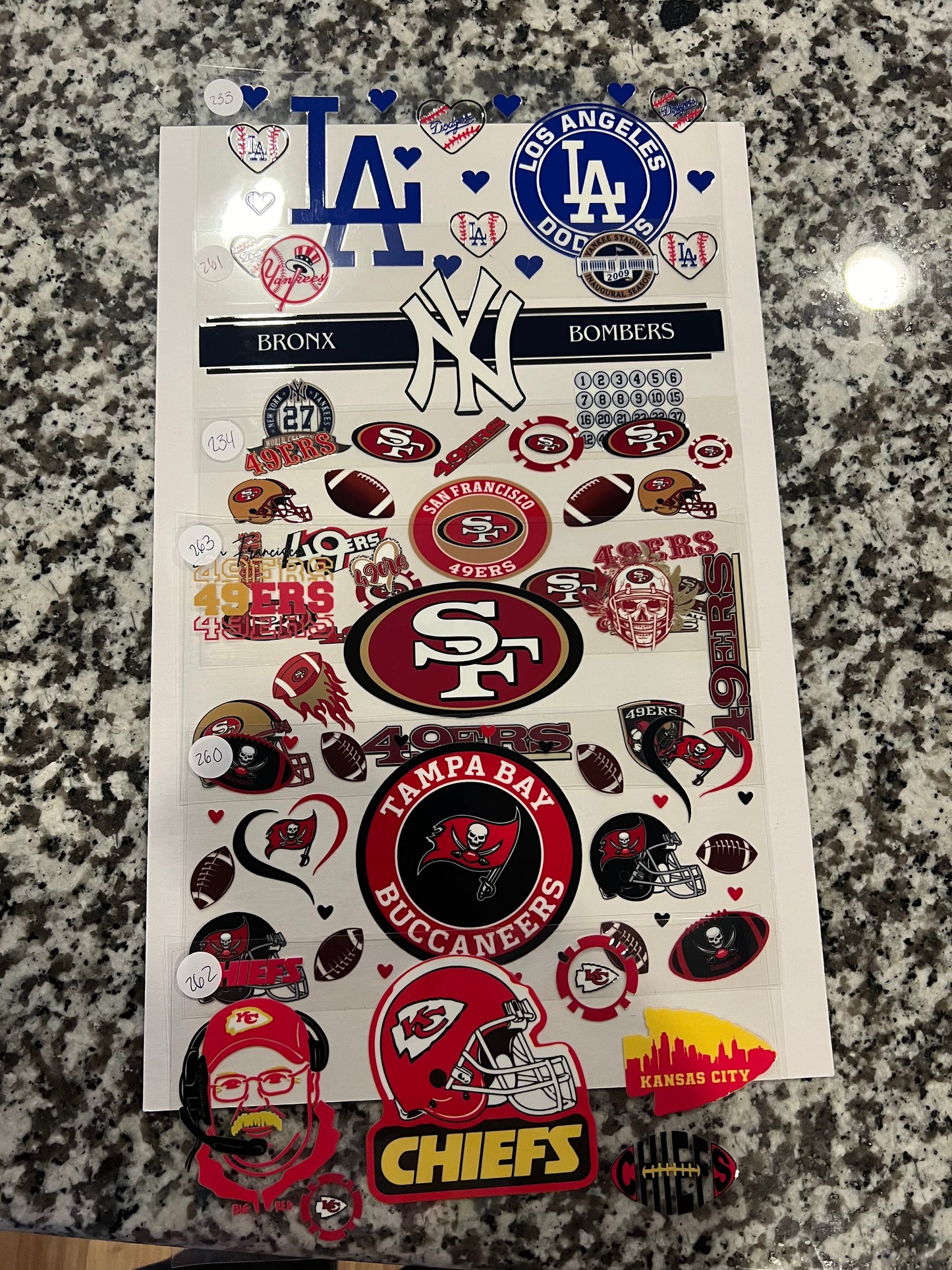 Sports UVDTF Wraps