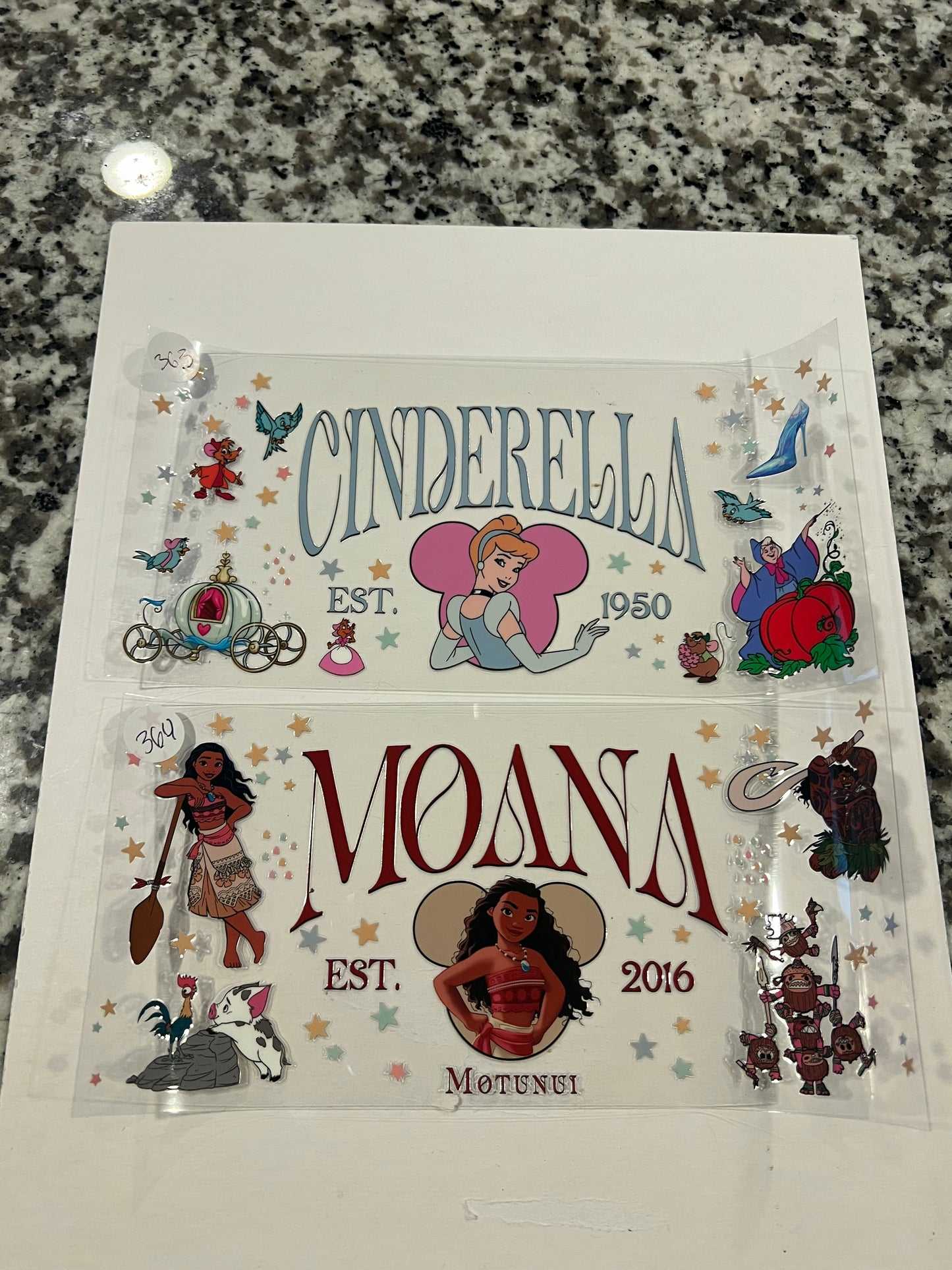 Princess UVDTF Wraps