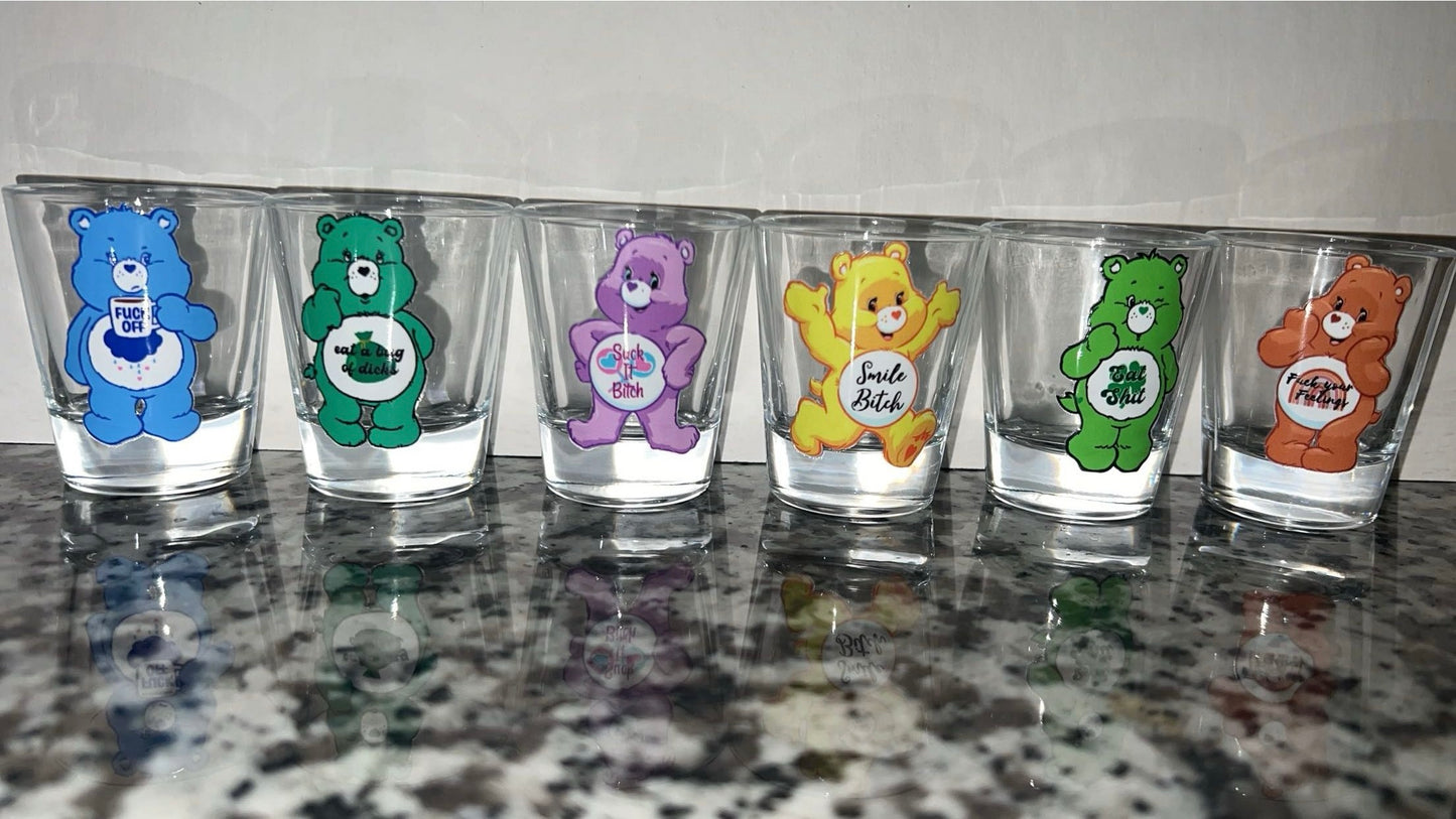 Swear Bears Shot Glasses