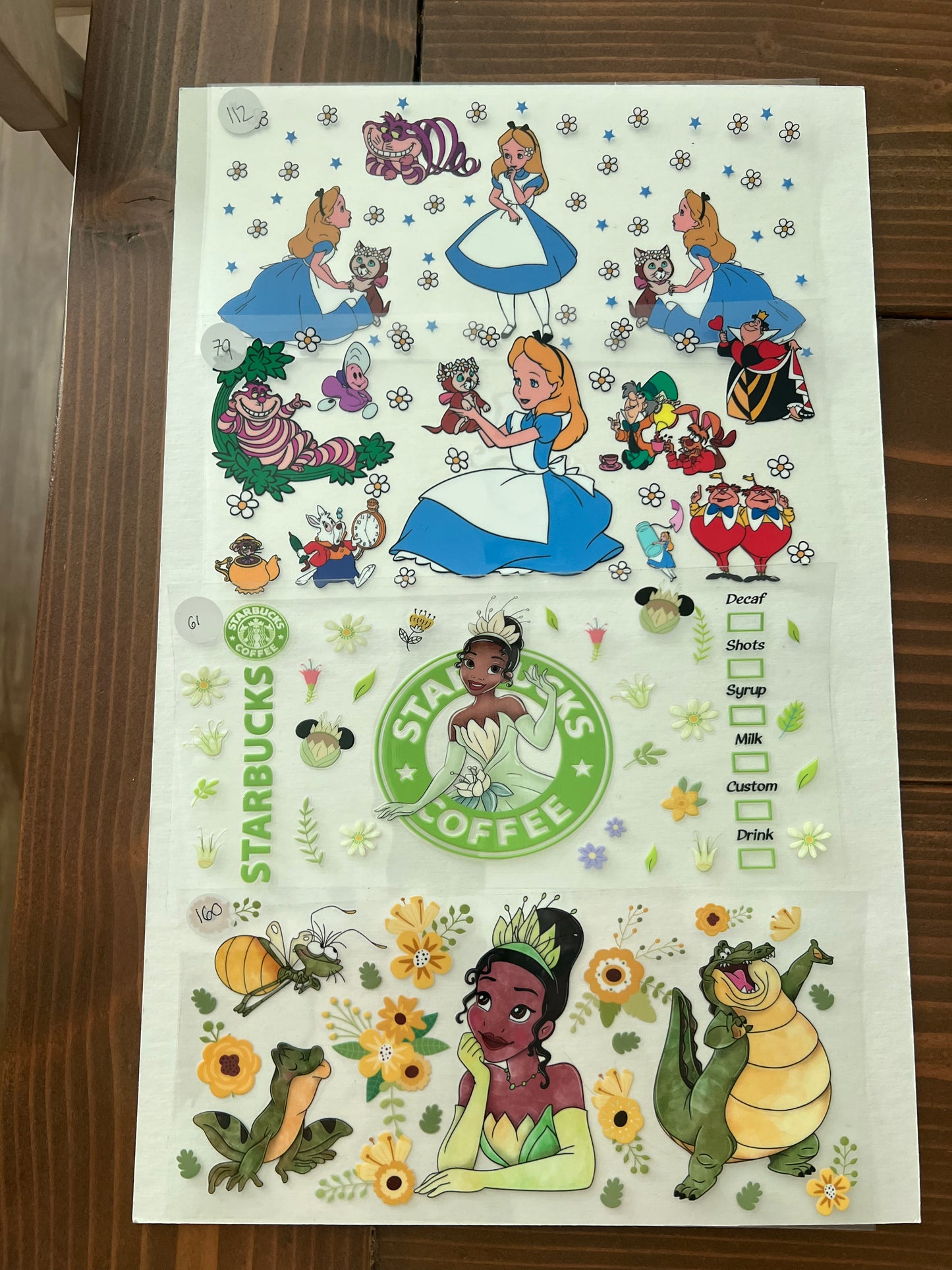 Princess UVDTF Wraps